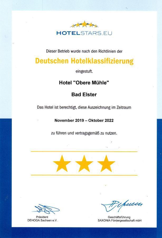 Hotel Obere Muehle Bad Elster Exterior photo